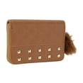 thumbnail image 2 of Unique Bargains 1 Pc Coin Purse Wallet Portable Zipper Coin Purse Pouch Small Brown, 2 of 5