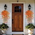 thumbnail image 1 of YiJuHui Artificial Morning Glory Garland, Realistic Silk Flower Hanging Vine, Fade-Proof Waterproof Outdoor Decor for Garden Wall Basket Patio Wedding Arch Home, 1 of 6