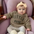 thumbnail image 5 of UngA Boys Pumpkin Sweater Toddler Baby Girl Boy Halloween Outfit Pumpkin Knit Sweater Warm Sweatshirt Long Sleeve T-Shirt Fall Clothes Coffee,6-9 Months, 5 of 6
