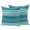 Turquoise Teal, variant on Teal Turquoise Aqua Ombre Outdoor Pillow Covers 16x16 Set of 2,Waterproof Patio Throw Pillowcase Protectors,Contemporary Abstract Lines Decorative Pillow Shams Cushion Covers for Seat Bed Couch Sofa