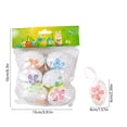 thumbnail image 2 of Easter Eggs 6 Pack Plastic Open Egg Shells For DIY Decorations, Easter Basket Fillers, Party Supplies, Egg Hunt, Multicolor Reusable Simulation Eggs, 2 of 6