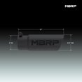 thumbnail image 2 of Punta de Escape MBRP T5115BLK 8,9 cm Extremo Enrollado Angulado Negra, 2 of 4
