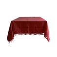 thumbnail image 2 of Neinkie Nappe Rectangulaire en Lin Style Ferme Imperméable Anti-Rétrécissement Douce et Résistante aux Plis Tissu Décoratif pour Cuisine, 2 of 7
