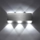 thumbnail image 2 of Luz de pared LED 6W Lámpara de pared moderna para interiores Cuadrado Arriba Abajo Iluminación de aluminio Luz decorativa para dormitorio Oficina Cama Pasillo Sala de estar Hotel Bar Blanco frío, 2 of 8