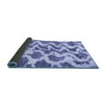 thumbnail image 2 of Ahgly Company Indoor Rectangle Abstract Blue Modern Area Rugs, 5' x 7', 2 of 4
