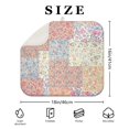 thumbnail image 4 of Pioneer Flower Floral Print Pattern Dish Drying Mat for Kitchen 1 Pack, Ultra Absorbent Microfiber Dishes Drainer Mats,16"x18", 4 of 6