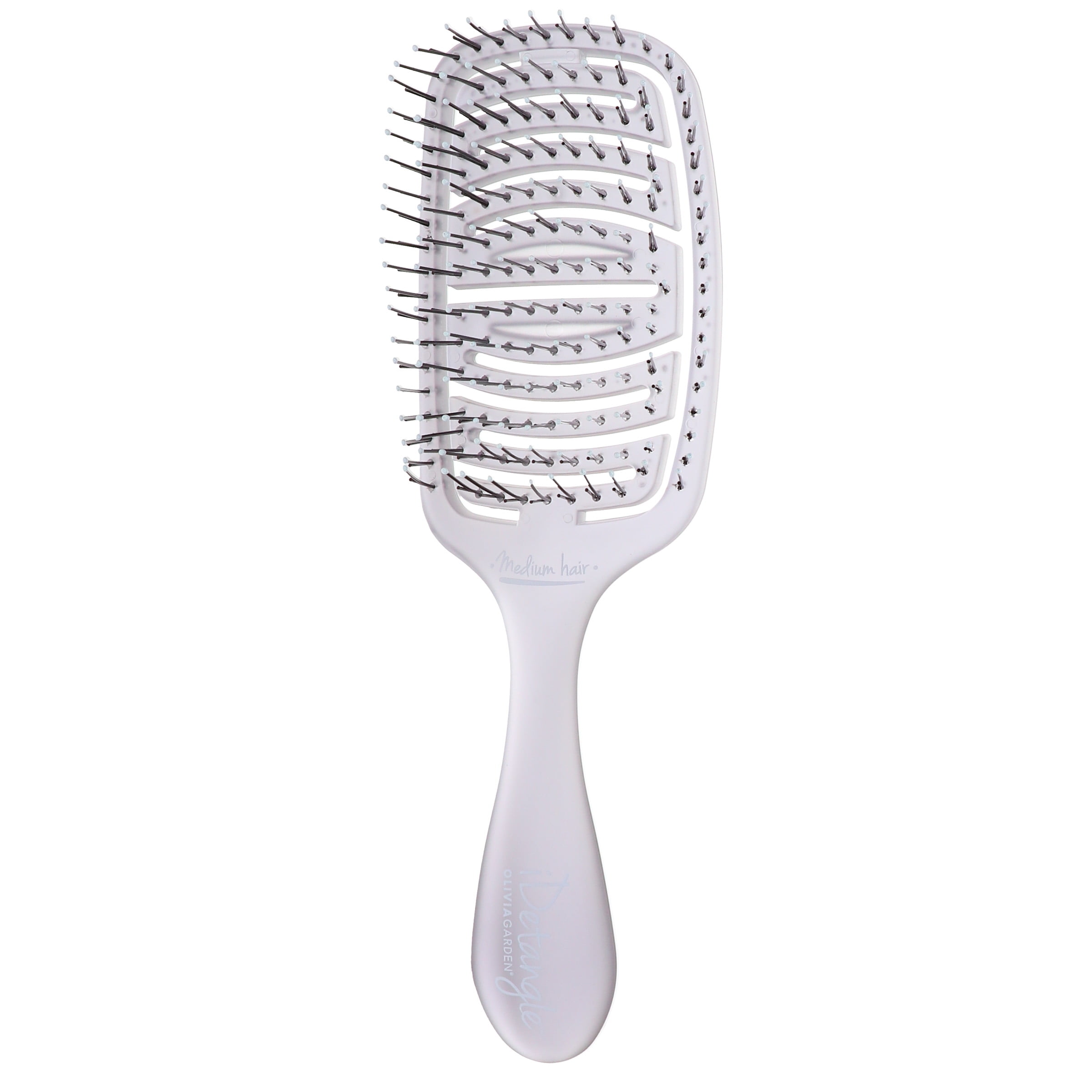 ($15.75 Value) Olivia Garden iDetangle Flexible Vent Brush, Medium Hair