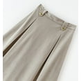 thumbnail image 3 of Faldas de mujer, faldas de pana de largo medio, faldas de talle alto con corte A, 3 of 4