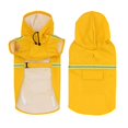 thumbnail image 1 of L Chubasqueros para perros grandes con capucha con tira reflectante, chaqueta poncho de lluvia para perros, 1 of 5