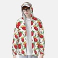 thumbnail image 4 of Haiem Rose Flowers UPF 50+ Fishing Shirts for Men Long Sleeve UV Sun Protection Hoodie Non-Mask Outdoor Hiking Shirts, 4 of 9