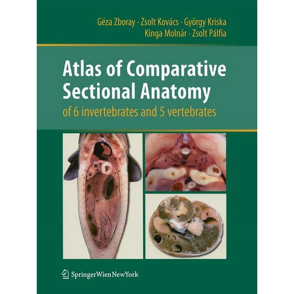 Atlas of Comparative Sectional Anatomy of 6 Invertebrates and 5 Vertebrates, (Paperback)