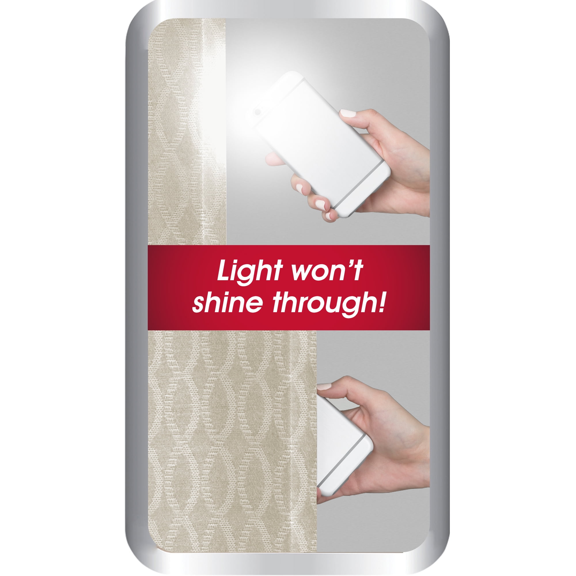 Ultimate Light Blocker Certified 100 Percent Blackout Jamie Smart Curtain Window Curtain Panel