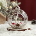 thumbnail image 5 of Christmas Decoration Balls Santa Deer Christmas Ball Clear Glass Ball Christmas Tree Ornament Hanging Ball Pendant Christmas Decoration Supplies Up to 25% Off, 5 of 8