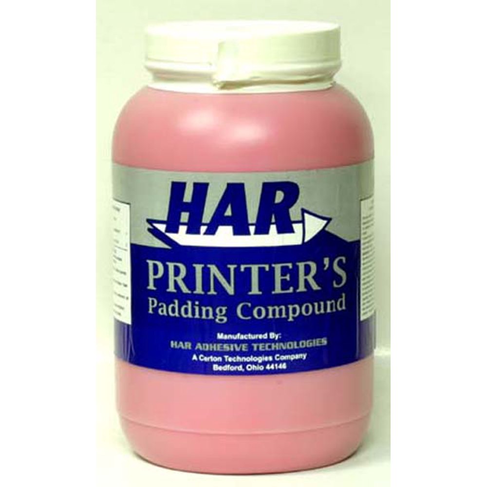 HAR Red Padding Compound Adhesive Glue For Making Note Pads 1 Gallon