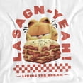 thumbnail image 2 of Garfield Movie Lasagn-yeah Unisex Youth T Shirt, White, X-Large, 2 of 5