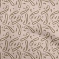 thumbnail image 1 of oneOone Silk Tabby Light Brown Fabric Asian Contemporary Paisley Sewing Fabric By The Yard Printed Diy Clothing Sewing Supplies 42 Inch Wide, 1 of 4