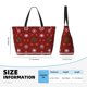 thumbnail image 4 of Fotbe Merry Christmas Bolsa de Viaje para Playa - Resistente al Agua, Bolsa Tote de Gran Capacidad y Ligera con 7 Bolsillos para Mujeres y Hombres, 4 of 7