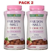 Nature's Bounty Optimal Solutions Hair, Skin and Nails Gummies, Pack of 460