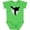 Apple Green, variant on Karate Martial Arts Silhouette Sports Boys Baby Bodysuit