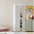 thumbnail image 5 of BARNER HOME Half Louvered Bi-Fold Door, Fits 24" x 80" Standard Openings, White Folding Closet Door with Hardware Kit, Ventilated Top MDF 2 Panels, Ideal for Laundry, Bedroom, or Pantry, 5 of 11