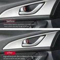 thumbnail image 3 of Carbon Fiber Interior Door Handle Bowl Panel Cover Trim for Mazda 2 3 6 Demio CX-3 CX-5 CX-7 CX-9 MX5, 3 of 5