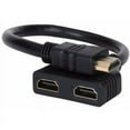thumbnail image 2 of Adaptateur Hdmi 2 Double Port Y Splitter 1080p Hdmi-compatible V1.4 Mâle vers Double Femelle 1 en 2 Sorties, 2 of 5