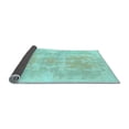 thumbnail image 2 of Ahgly Company Indoor Rectangle Abstract Light Blue Modern Area Rugs, 2' x 4', 2 of 4