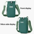 thumbnail image 4 of DAMAI Water Bottle Carrier Bag,Water Bottle Holder with Strap,Bottle Carrier Sling Bag with Phone Pocket,Multi-Function Sports Tumbler Carrier Pouch for Walking Hiking Traveling Camping,Green, 4 of 5