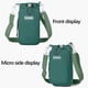 thumbnail image 5 of Bolsa portátil para botellas de agua para mujer, ligera, para viajes al aire libre, bandolera multifuncional para móvil, 5 of 5