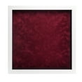 thumbnail image 2 of 30x30 Shadow Box Frame In White With A 1 3/4" Usable Depth Includes Berry Suede Acid-Free Backing,, 2 of 6