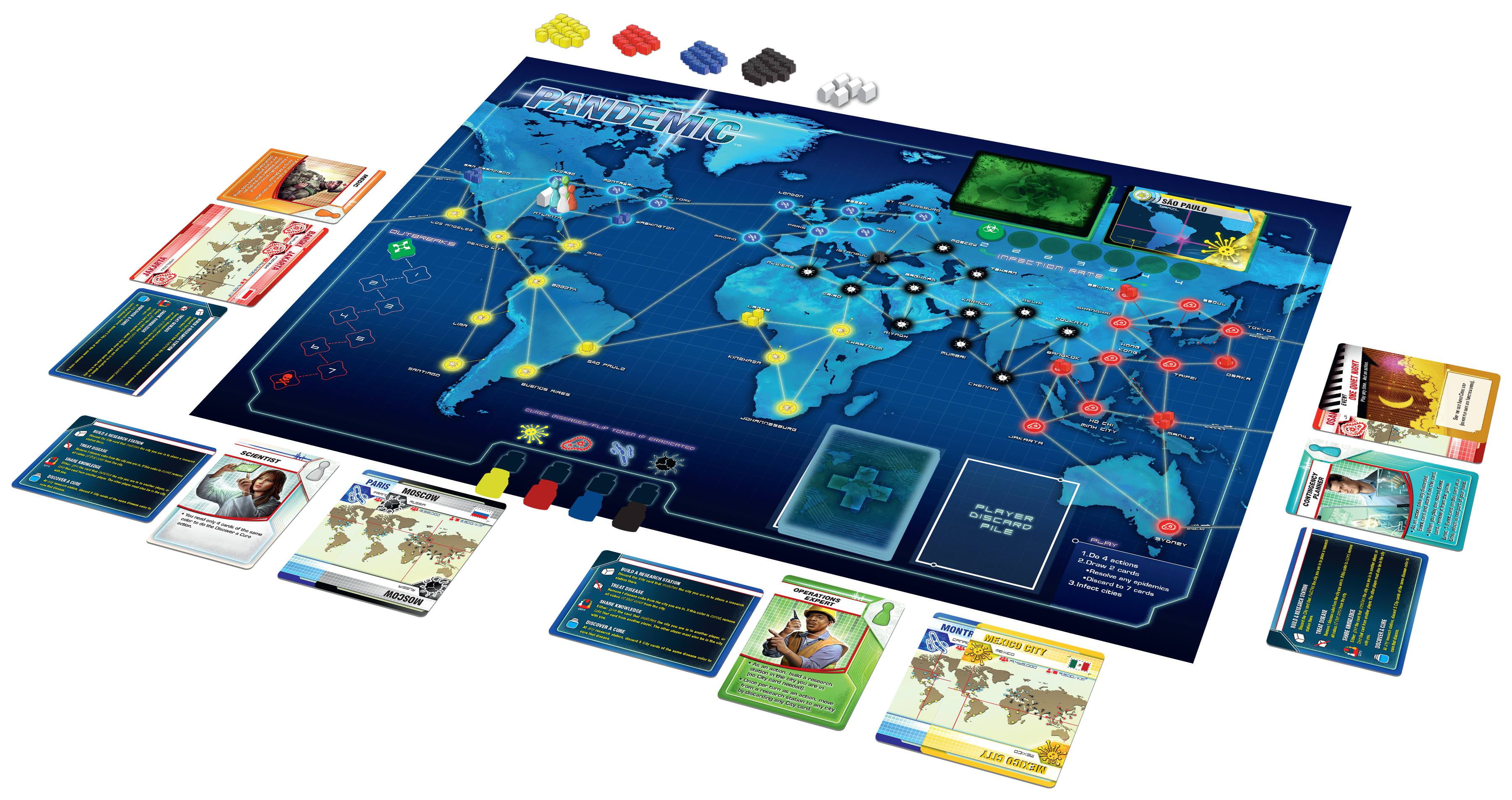 Pandemic Legacy Strategy Board Game Season 1 Blue Walmart Com Walmart Com