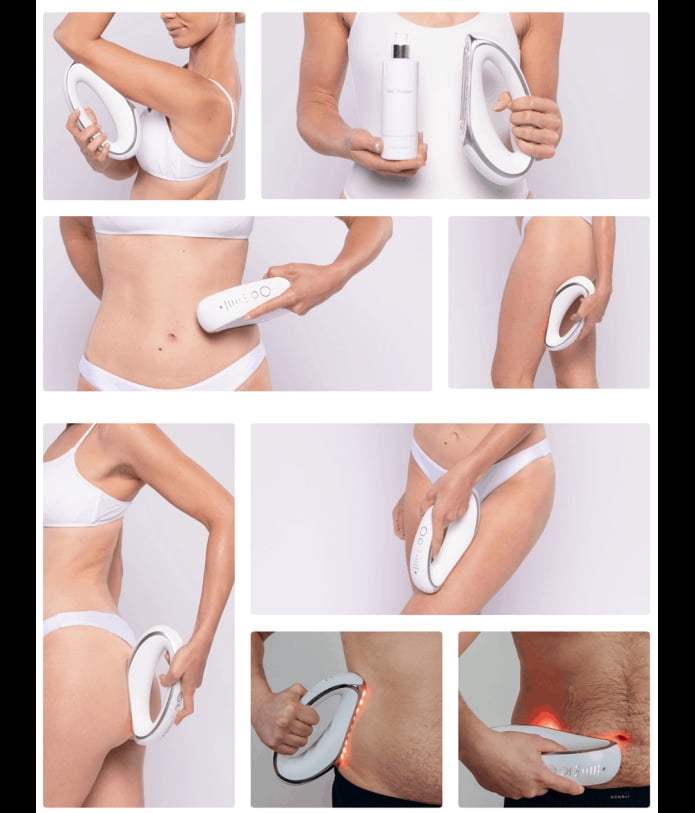 5-in-1 Body Sculpting Tool with Soothing Heat, Red Light, Vibration & Gentle Energy Pulses for a Toned Look on Arms, Legs, and Abdomen
