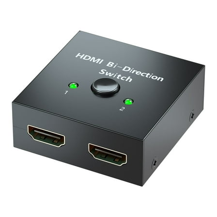 HDMI Switch, 1080P HDMI Bi-direction Manual Switch, 2 x 1/1 x 2 HDMI Switcher / Splitter, One HDMI In Two HDMI Out, Two HDMI In One HDMI Out