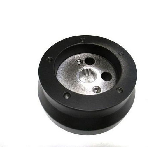 New World Motoring 1969 and Up Chevy Chevelle, El Camino Black Billet Steering Wheel Adapter