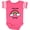 Football Pink and White, variant on I Love My Pap Pap Boys or Girls Baby Bodysuit