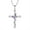 02-February - Amethyst, variant on Blaniy Butterfly and Cross Necklace 925 Sterling Silver Cubic Zirconia Jewelry Gifts for Women
