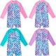 thumbnail image 2 of Traje de baño para niños Traje de baño de una pieza de manga larga para niñas Traje de surf con protección solar para niños grandes Traje de baño para niñas, 2 of 5