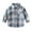 Blue*, variant on RUTAYY Children Boys Shirt Plaid Print Long Sleeve Casual Button Down Tops Comfortable Trendy Versatile Tops