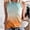 Light Blue, variant on Women's Tennis Tanks Casual Loose Fit Sleeveless Print Tank Top for Summer Beachwear Crew Neck Vest Blank Basic Blouse Shirts for Women Blue XL