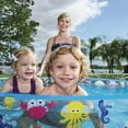 thumbnail image 4 of Sea Creature Paddling Pool Kiddie Swimming Pool, Inflatable Above Ground Pool, Outdoor Garden Pool, Blue, 48 x 10 Inch, 4 of 5