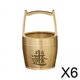 thumbnail image 1 of 6xTreasure Bucket Cilindro Florero Maceta Decoración De La Para Boda Año Nuevo Estilo B, 1 of 9