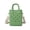 Green, variant on Waterproof Mini Beach Tote, Mini Rubber Travel Bags, Sandproof Handbag for Sports Gym Travel Market Outdoor, Small Beach Tote Bag for Beach Boat Pool Sports, Charms Crossbody Tote