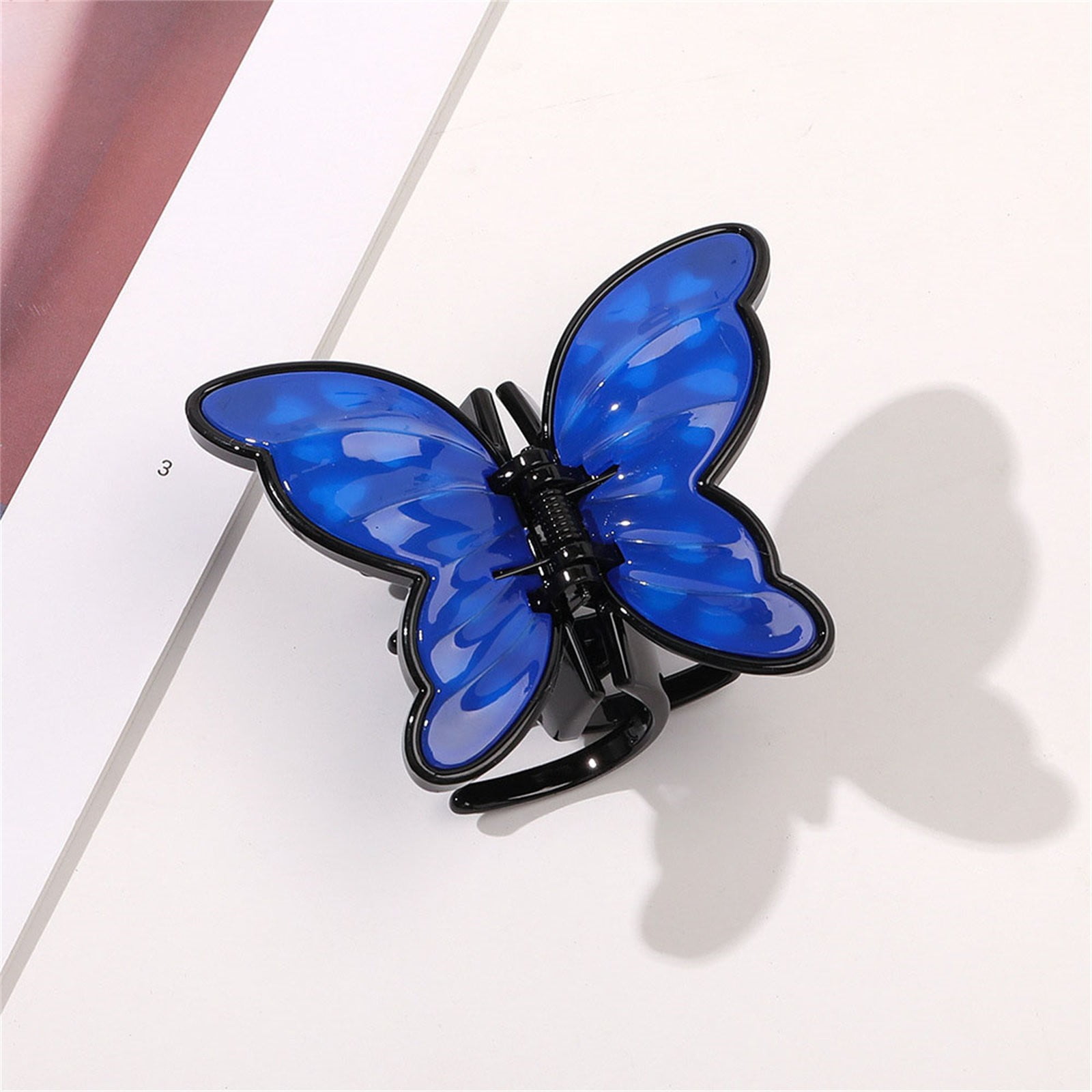 ASEIDFNSA Kids Barrettes for Hair No Slip Barrettes for Fine Hair Butterfly Clip for Women Butterfly Hair Clips for Girls Butterflies Clips for Thick Hair Matte Cute Hair Claws Butterfly Hair Accesso