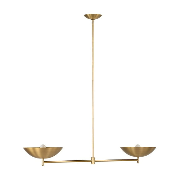 Renwil Waxlow 64.5" Height Ceiling Fixture, Plated Dark Antique Brushed Brass