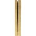 thumbnail image 4 of 4"W x 8"D x 24"H Thin Rivera Rough Cedar Woodgrain TimberThane Corbel, Primed Tan, 4 of 6
