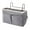 Grey, variant on Storage Pouch, Bedside Caddy/Bedside Storage Bag Hanging Organizer for Bunk and Hospital Beds,Dorm Rooms Bed Rails,Can be Placed Glasses,Books,Mobile Phones,Keys