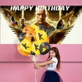 thumbnail image 4 of Black Adam Party Supplies Plates Decorations Birthday Cake Topper Banner Decor Backdrop Balloons, 4 of 8