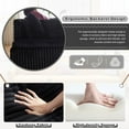thumbnail image 4 of BUIORD Accent Chair with Ottoman, Corduroy Upholstered Single Sofa Armchair with Storage Armrest and Cup Holders, Accent Sofa Furniture for Living Room Bedroom, Black, 4 of 7
