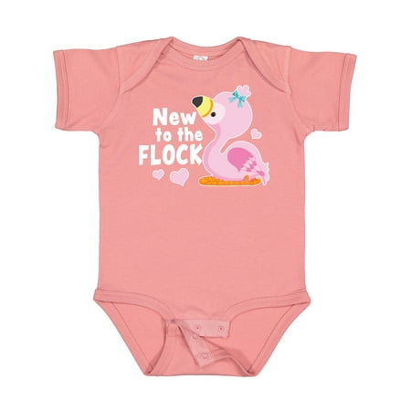 

Inktastic New to the Flock Cute Baby Flamingo Gift Baby Boy or Baby Girl Bodysuit