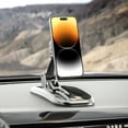 thumbnail image 3 of ToughTested MagTough Dash MagSafe Car Mount with Strong Magnet & Non-Slip Dash Tray, 360° Rotation, Cradle-Free Magnetic Dashboard Phone Holder for All Phones, 3 of 5